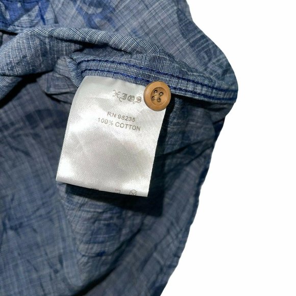 XIOS MEN'S BUTTON-DOWN SHORT SLEEVE SHIRT SIZE XL, - Picture 4 of 5